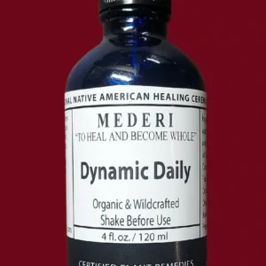 Bottle of Mederi Dynamic Daily herbal supplement for sleep support.